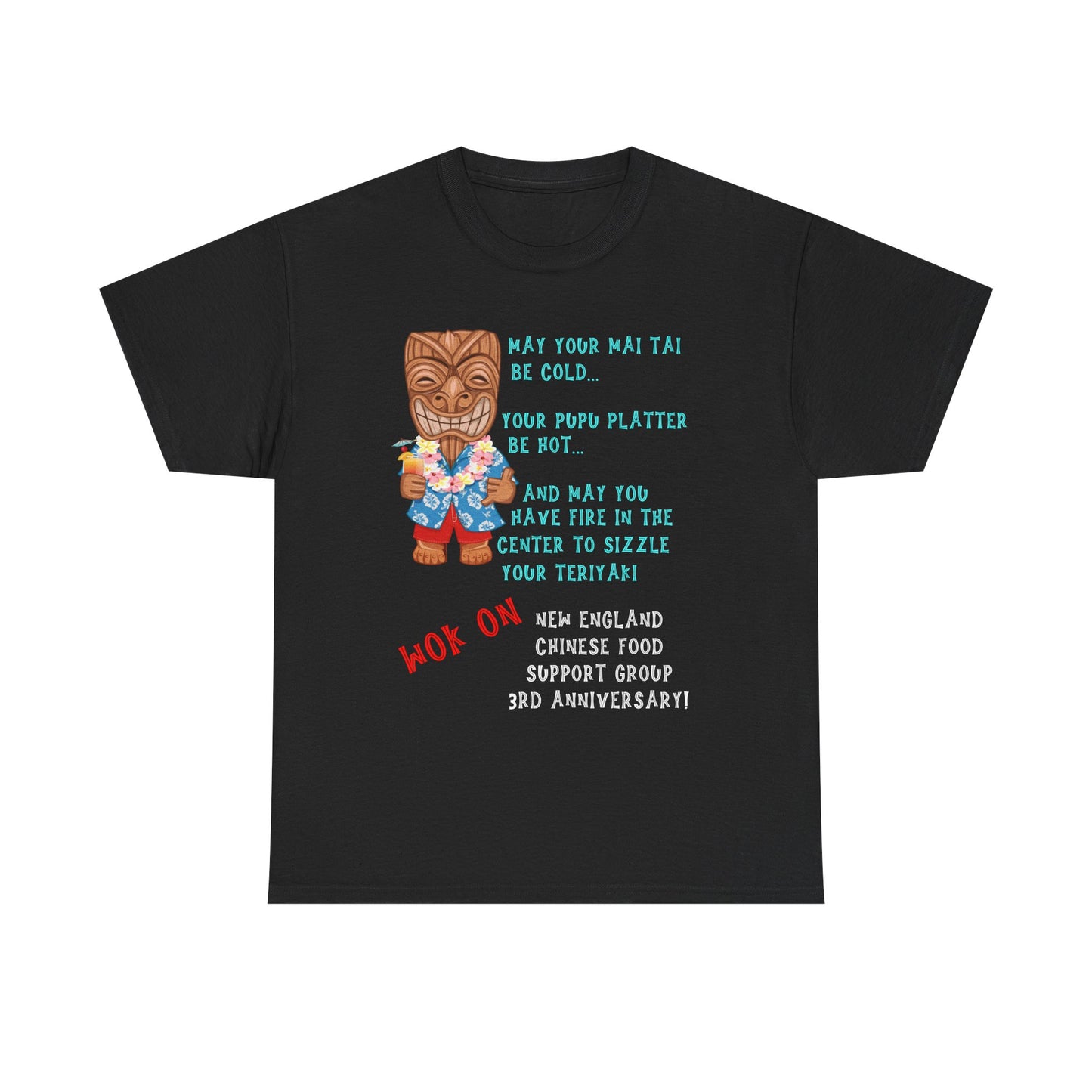 New England Chinese Food 3rd Anniversary Shirt