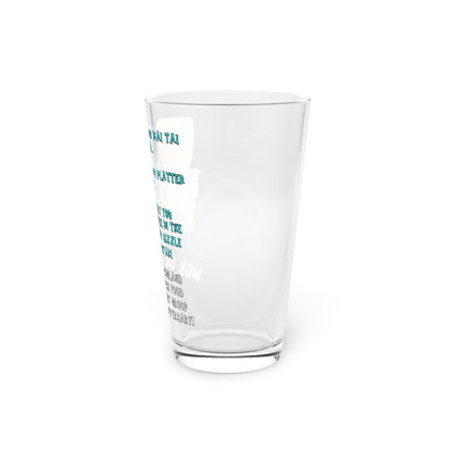 New England Chinese Food Pint Glass, 16oz