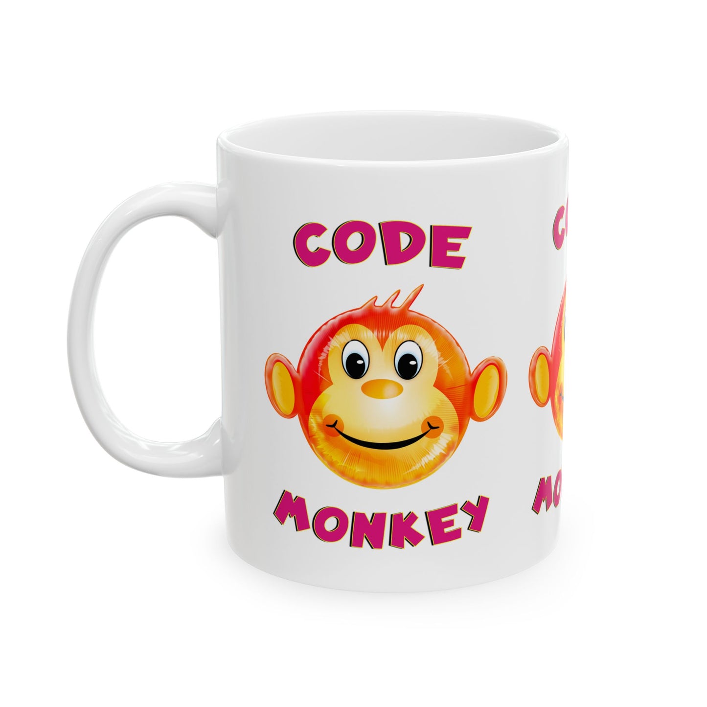 Code Monkey #1 Ceramic Mug, (11oz, 15oz)