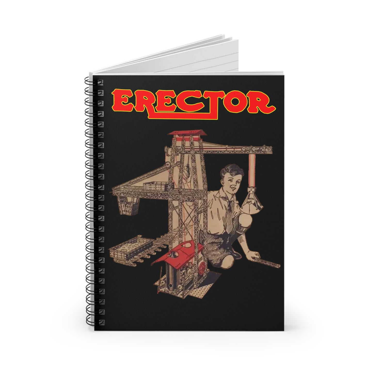 Erector Set Spiral Notebook - Ruled Line