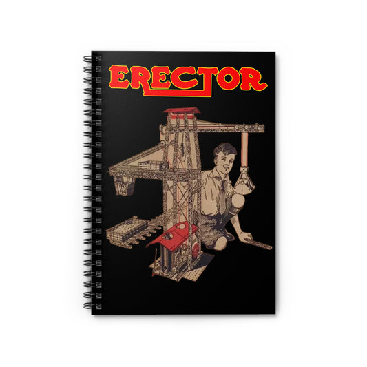 Erector Set Spiral Notebook - Ruled Line