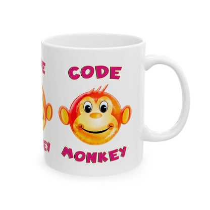 Code Monkey #1 Ceramic Mug, (11oz, 15oz)
