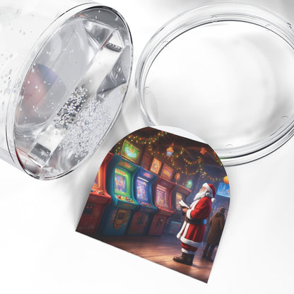 Santa Clause At Arcade Snow Globe #2