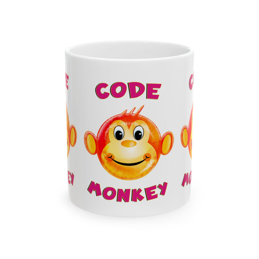 Code Monkey #1 Ceramic Mug, (11oz, 15oz)
