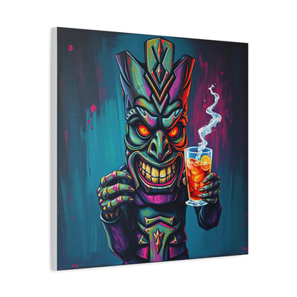 Tiki Bar Canvas Art, Tropical Vibe Wall Decor, Perfect for Home, Party, Beach House, Gift Idea, Unique Art for Tiki Lovers