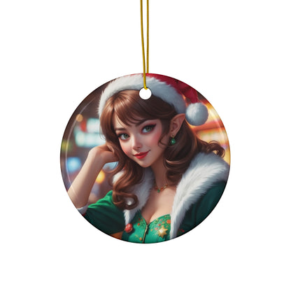 Sexy Christmas Elf ornament #1