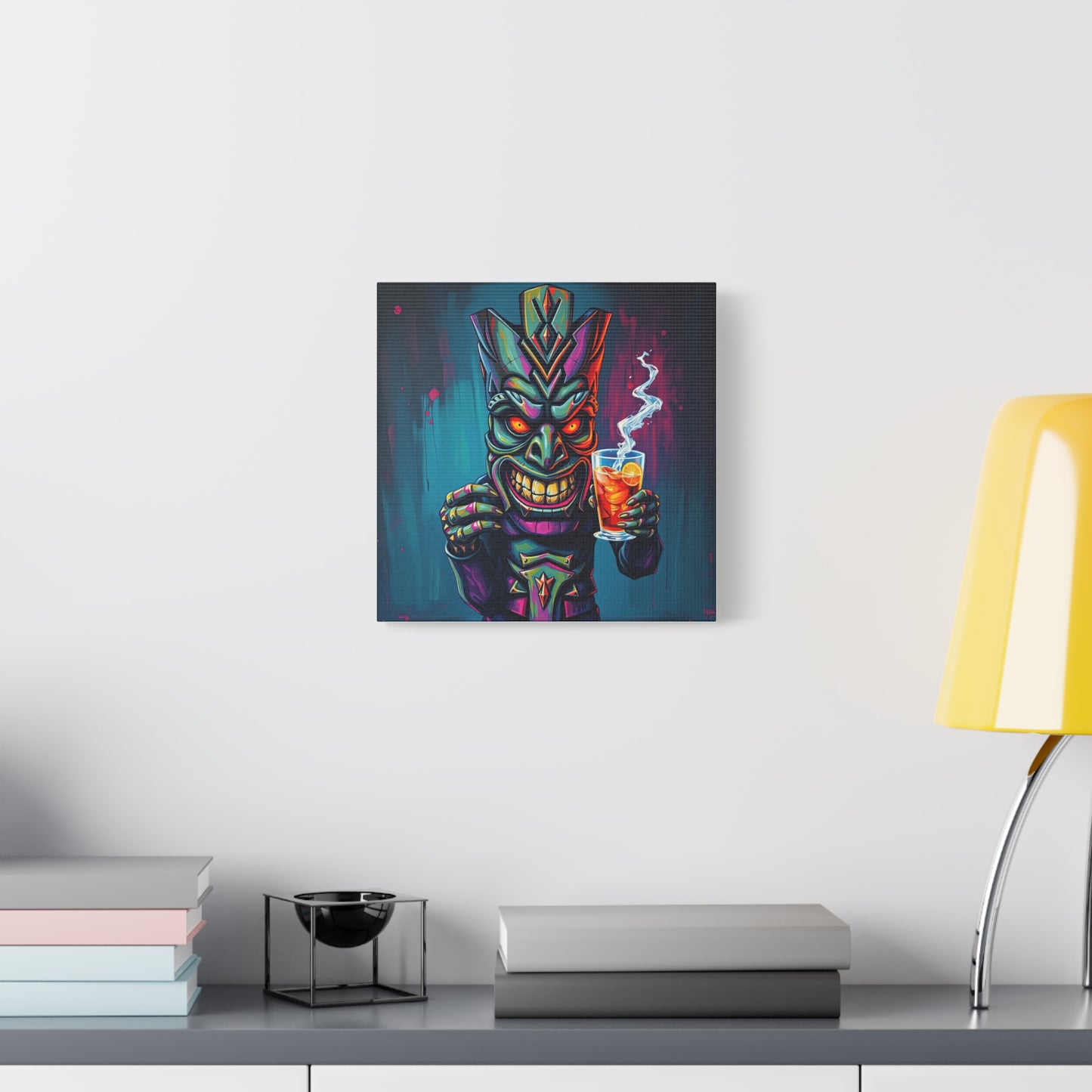 Tiki Bar Canvas Art, Tropical Vibe Wall Decor, Perfect for Home, Party, Beach House, Gift Idea, Unique Art for Tiki Lovers