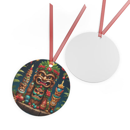 Tiki Metal Ornaments #2