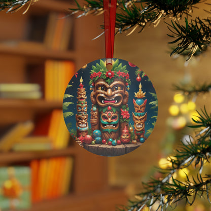 Tiki Metal Ornaments #2