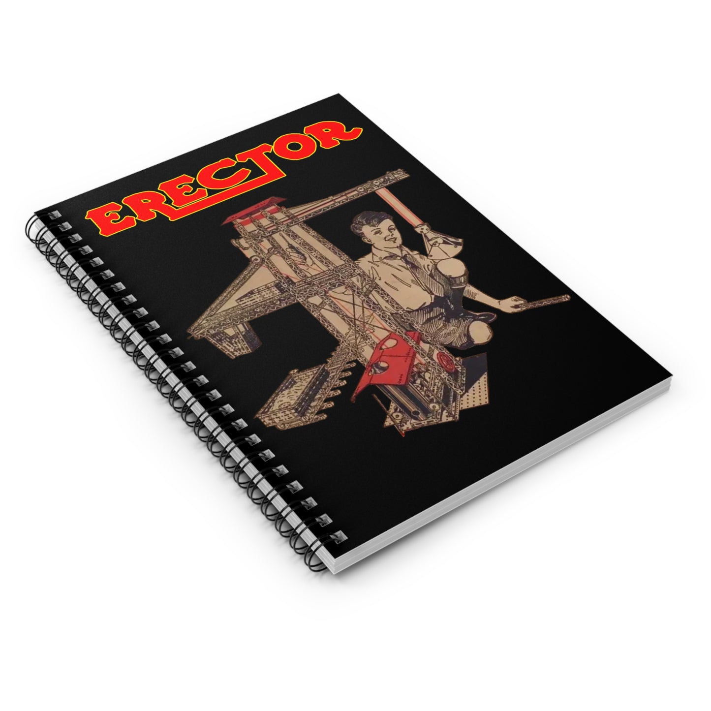 Erector Set Spiral Notebook - Ruled Line