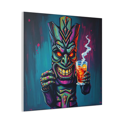 Tiki Bar Canvas Art, Tropical Vibe Wall Decor, Perfect for Home, Party, Beach House, Gift Idea, Unique Art for Tiki Lovers