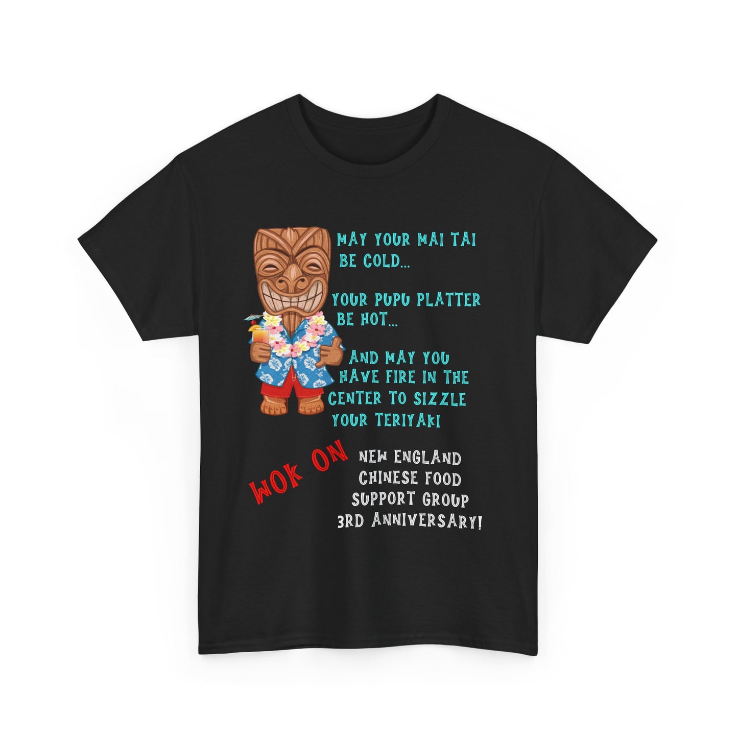New England Chinese Food 3rd Anniversary Shirt