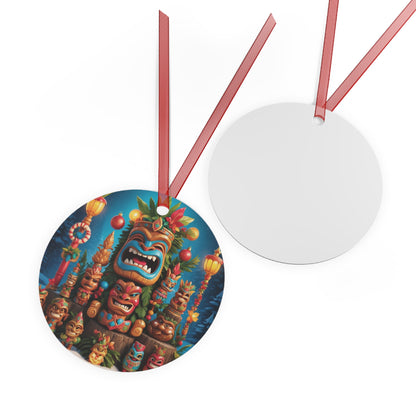 Tiki Metal Ornaments #1