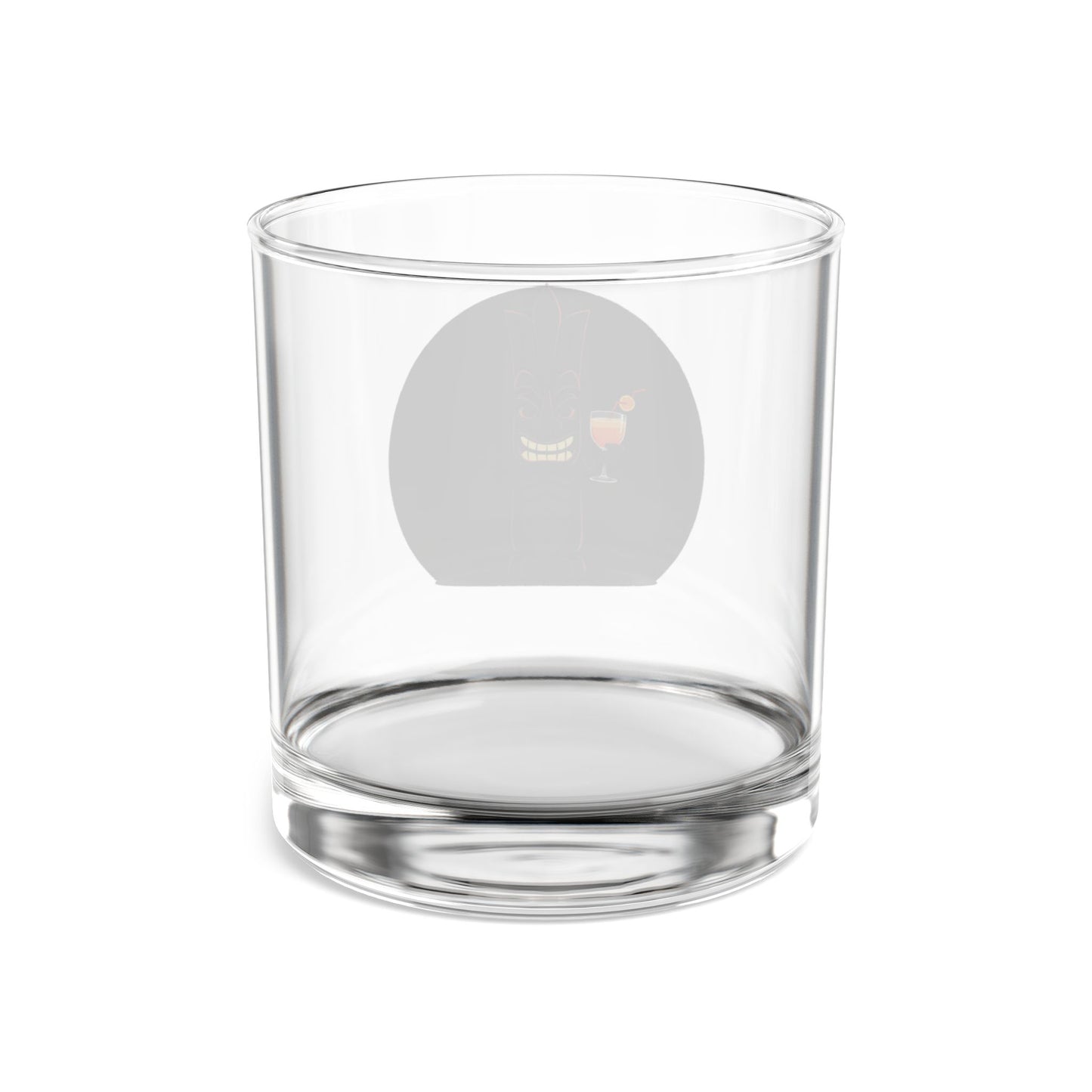 Tiki Cocktail Rocks Glass, Fun Tiki Glass for Parties, Unique Barware Gift, Home Bar Essentials, Tropical Drink Glass